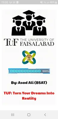 TUF LMS | The University Of Faisalabad LMS Login | android App screenshot 2