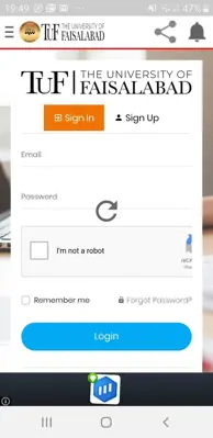 TUF LMS | The University Of Faisalabad LMS Login | android App screenshot 3